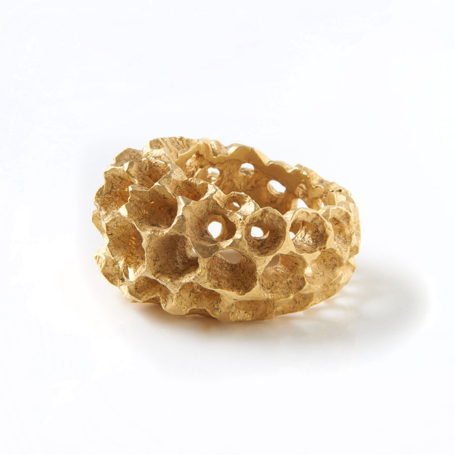 Honeycomb Domed Ring